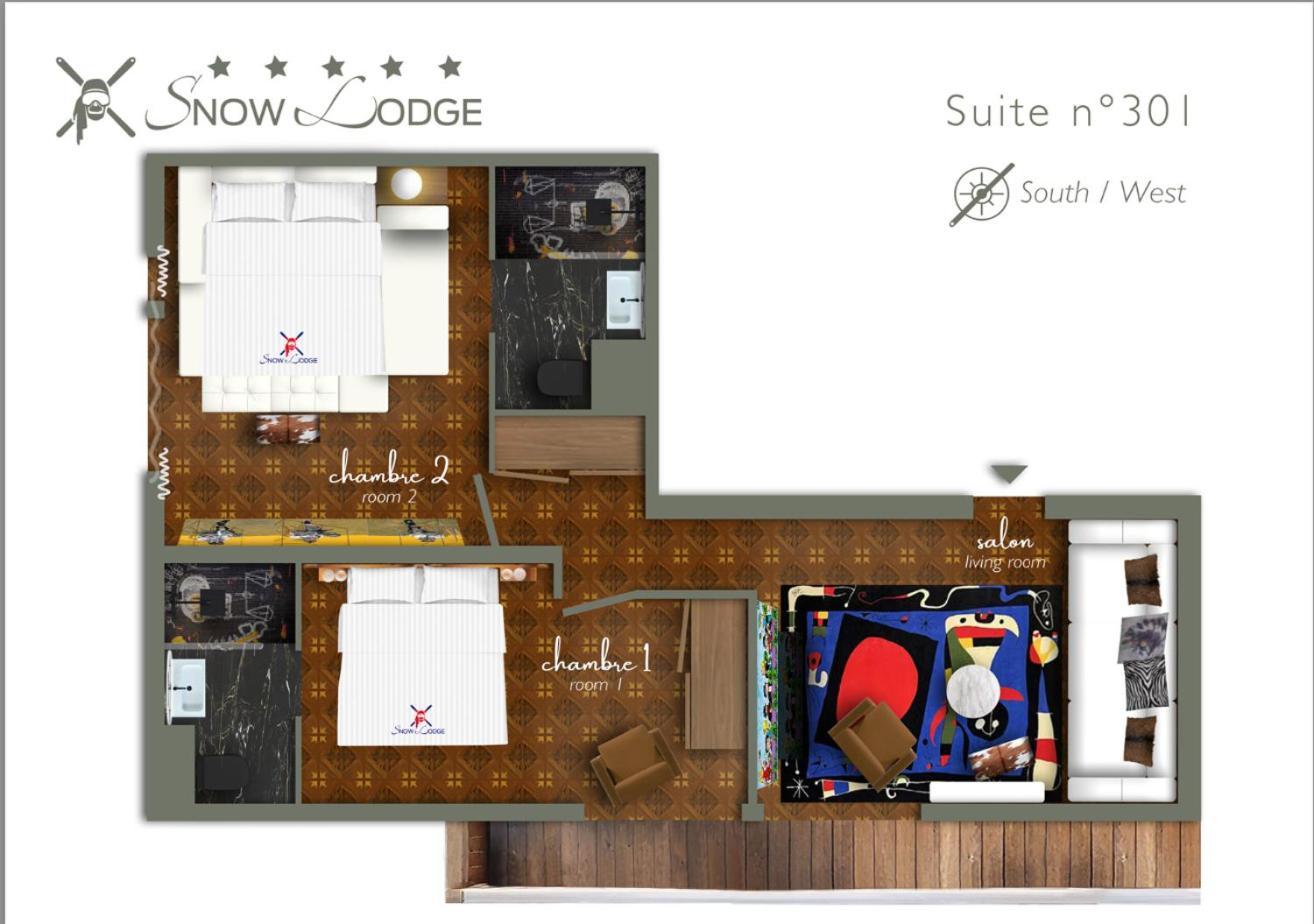 Snow Lodge Hotel Courchevel 1850 Zewnętrze zdjęcie